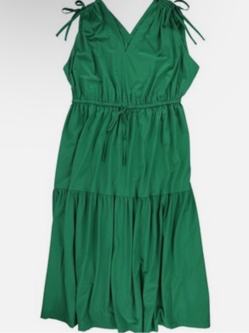 Calvin Klein Emerald Womens Sleeveless Maxi Dress,